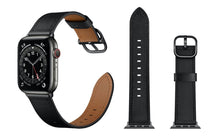 Load image into Gallery viewer, Genuine Leather Bands For Apple Watch 6/SE/5/4/3/2/1 New Buckle Strap Replacement - Perfii in Saudi Kuwait
