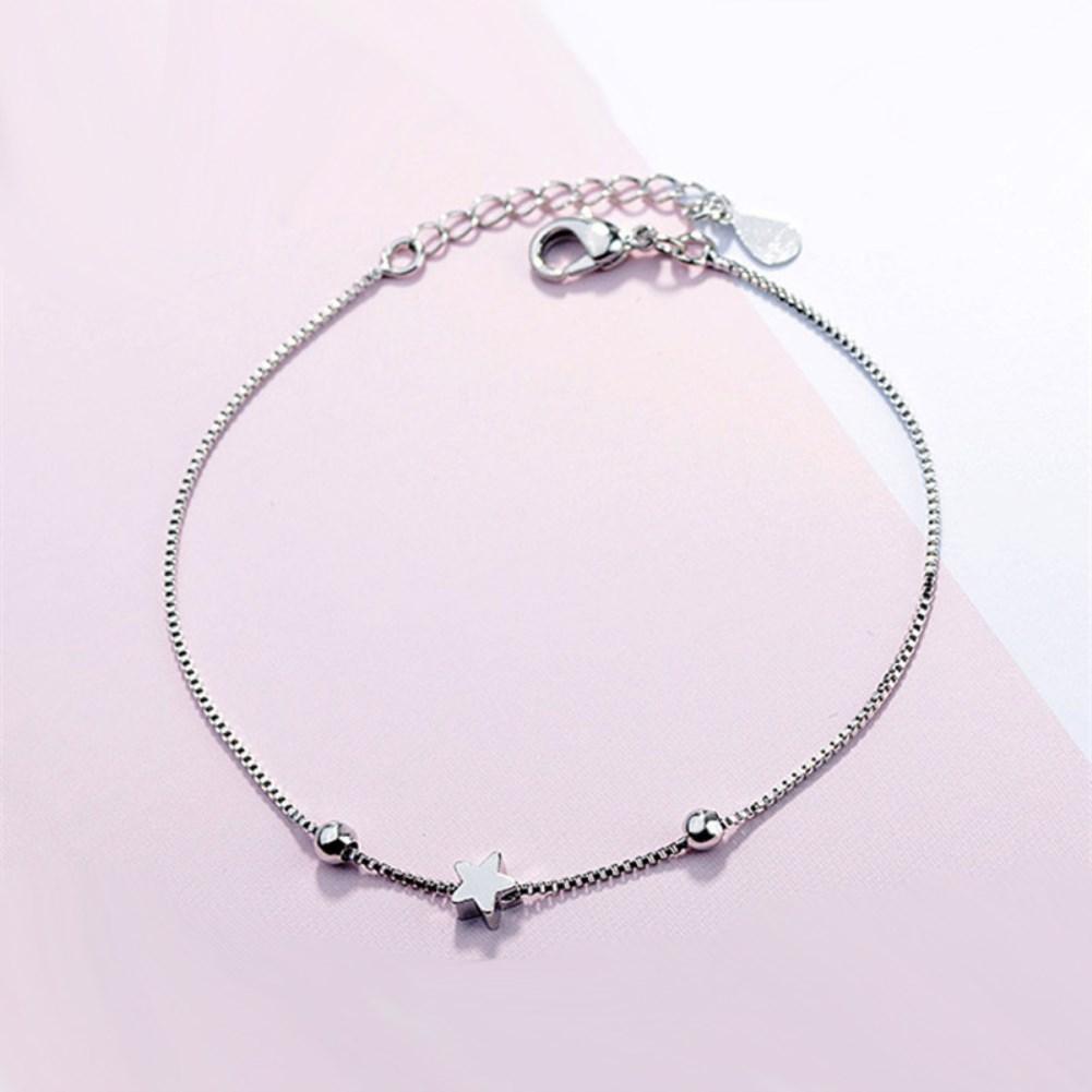 Habiby Rhodium Plated Cubic Ziron Stylish Bracelet Silver - Perfii in Saudi Kuwait