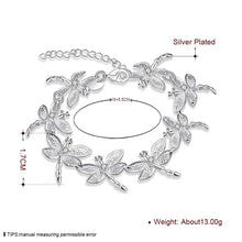 Load image into Gallery viewer, Habiby Rhodium Plated Cubic Ziron Stylish Bracelet Silver - Perfii in Saudi Kuwait