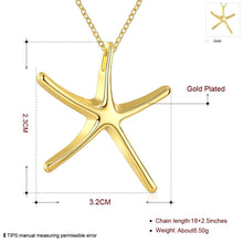 Load image into Gallery viewer, Habiby Rhodium Plated Ziron Studded Pendant Necklace Gold - Perfii in Saudi Kuwait