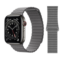 Load image into Gallery viewer, Leather Loop Bands For Apple Watch 6/SE/5/4/3/2/1 Rivet Strap Replacement - Perfii in Saudi Kuwait