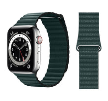 Load image into Gallery viewer, Leather Loop Bands For Apple Watch 6/SE/5/4/3/2/1 Rivet Strap Replacement - Perfii in Saudi Kuwait