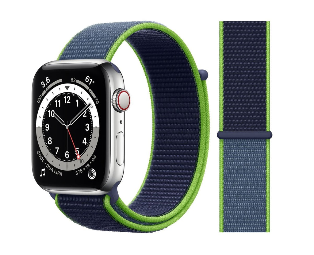 Nylon Loop Bands For Apple Watch 6/SE/5/4/3/2/1 Gorgeous Strap Replacement - Perfii in Saudi Kuwait