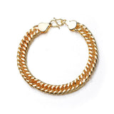 Rhodium Plated Cubic Ziron Stylish Bracelet Gold