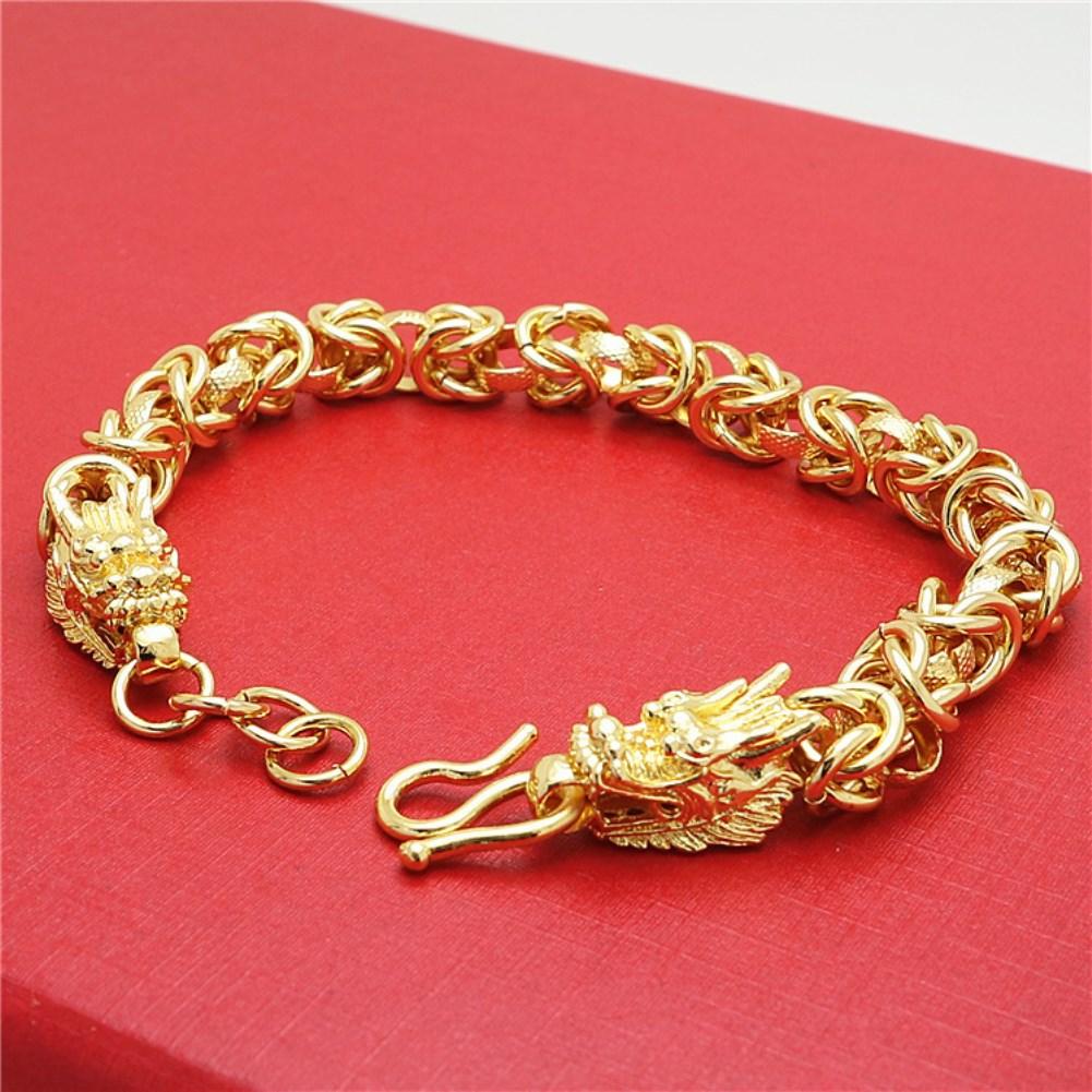 Rhodium Plated Cubic Ziron Stylish Bracelet Gold - Perfii in Saudi Kuwait