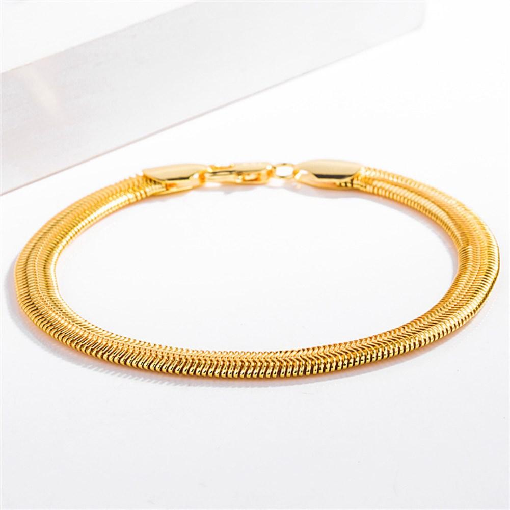 Rhodium Plated Cubic Ziron Stylish Bracelet Gold - Perfii in Saudi Kuwait