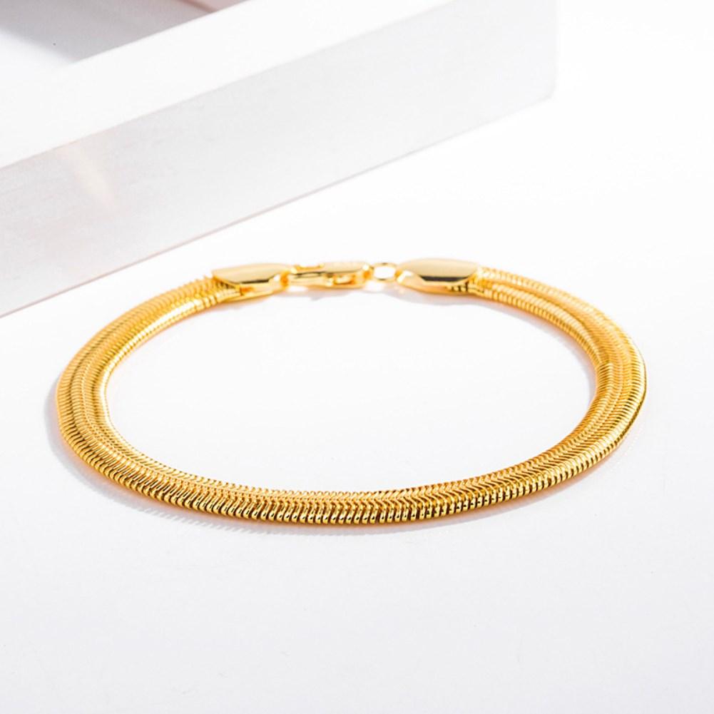 Rhodium Plated Cubic Ziron Stylish Bracelet Gold - Perfii in Saudi Kuwait