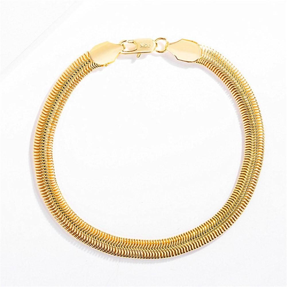 Rhodium Plated Cubic Ziron Stylish Bracelet Gold - Perfii in Saudi Kuwait