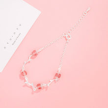 Load image into Gallery viewer, Rhodium Plated Cubic Ziron Stylish Bracelet Pink - Perfii in Saudi Kuwait