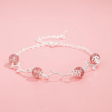 Load image into Gallery viewer, Rhodium Plated Cubic Ziron Stylish Bracelet Pink - Perfii in Saudi Kuwait