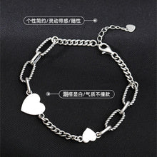 Load image into Gallery viewer, Rhodium Plated Cubic Ziron Stylish Bracelet Silver - Perfii in Saudi Kuwait