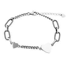 Load image into Gallery viewer, Rhodium Plated Cubic Ziron Stylish Bracelet Silver - Perfii in Saudi Kuwait