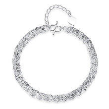 Load image into Gallery viewer, Rhodium Plated Cubic Ziron Stylish Bracelet Silver - Perfii in Saudi Kuwait