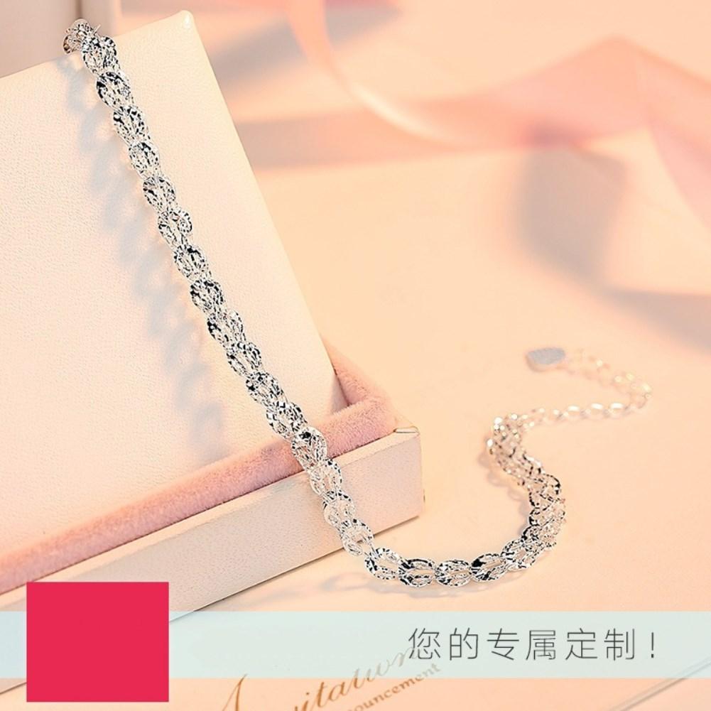 Rhodium Plated Cubic Ziron Stylish Bracelet Silver - Perfii in Saudi Kuwait