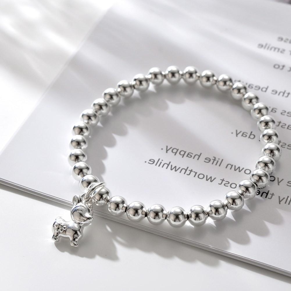 Rhodium Plated Cubic Ziron Stylish Bracelet Silver - Perfii in Saudi Kuwait