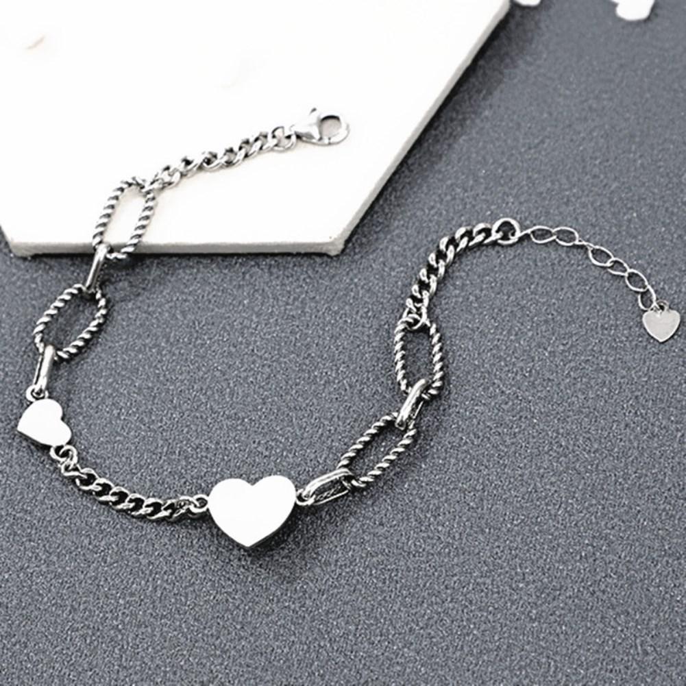 Rhodium Plated Cubic Ziron Stylish Bracelet Silver - Perfii in Saudi Kuwait