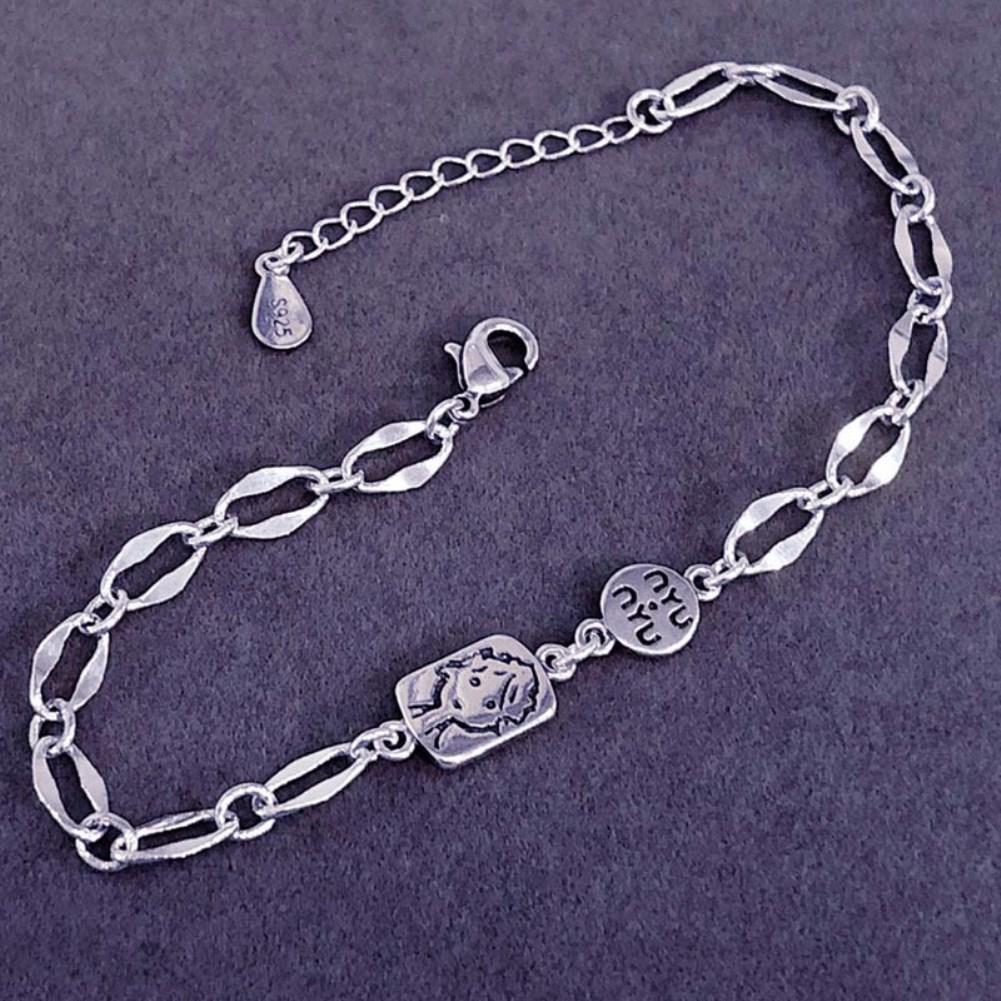 Rhodium Plated Cubic Ziron Stylish Bracelet Silver - Perfii in Saudi Kuwait