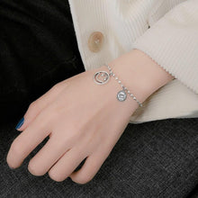 Load image into Gallery viewer, Rhodium Plated Cubic Ziron Stylish Bracelet Silver - Perfii in Saudi Kuwait