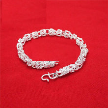 Load image into Gallery viewer, Rhodium Plated Cubic Ziron Stylish Bracelet Silver - Perfii in Saudi Kuwait