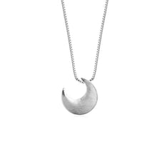 Load image into Gallery viewer, Rhodium Plated Ziron Studded Pendant Necklace Silver - Perfii in Saudi Kuwait