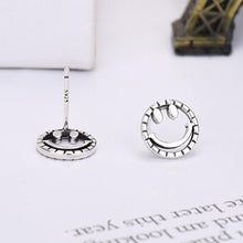Load image into Gallery viewer, Rhodium Plated Ziron Stylish Earrings Silver - Perfii in Saudi Kuwait