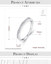 Load image into Gallery viewer, Rhodium Plated Ziron Stylish Ring Size 6 Silver - Perfii in Saudi Kuwait