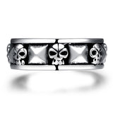 Rhodium Plated Ziron Stylish Ring Size 8 Silver