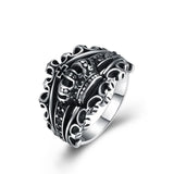 Rhodium Plated Ziron Stylish Ring Size 8 Silver