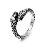 Rhodium Plated Ziron Stylish Ring Size 8 Silver