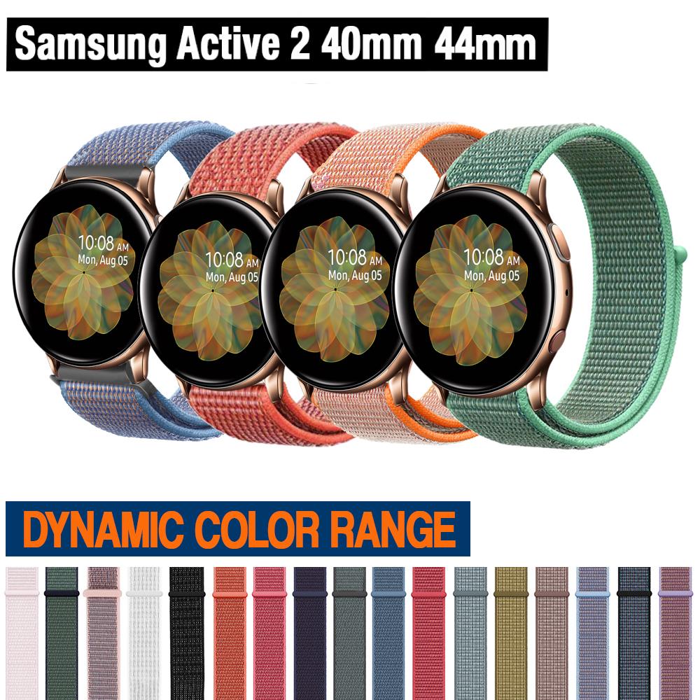Samsung Smartwatch Active 2 40/44mm Nylon Loop Band Replacement Dynamic - Perfii in Saudi Kuwait