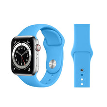 Load image into Gallery viewer, Solid Silicone Bands For Apple Watch 6/SE/5/4/3/2/1 Classic Strap Replacement - Perfii in Saudi Kuwait