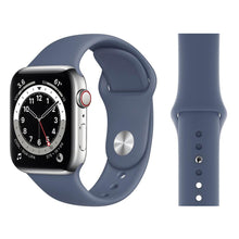 Load image into Gallery viewer, Solid Silicone Bands For Apple Watch 6/se/5/4/3/2/1 Dynamic Strap Replacement - Perfii in Saudi Kuwait