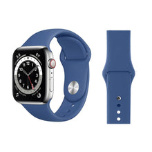 Load image into Gallery viewer, Solid Silicone Bands For Apple Watch 6/SE/5/4/3/2/1 Vibrant Strap Replacement - Perfii in Saudi Kuwait