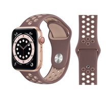 Load image into Gallery viewer, Sports Silicone Bands For Apple Watch 6/SE/5/4/3/2/1 Stylish Strap Replacement - Perfii in Saudi Kuwait