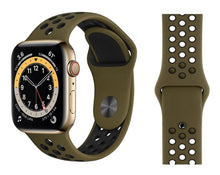 Load image into Gallery viewer, Sports Silicone Bands For Apple Watch 6/SE/5/4/3/2/1 Stylish Strap Replacement - Perfii in Saudi Kuwait